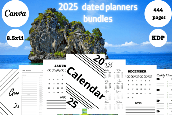 Download 2025 Dated Daily Planners Bundles - Daily planners Collection