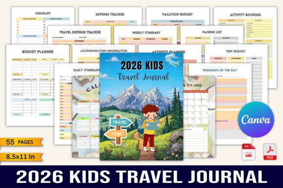 Download 2026 Kids’ Travel Journal - Travel journal Collection