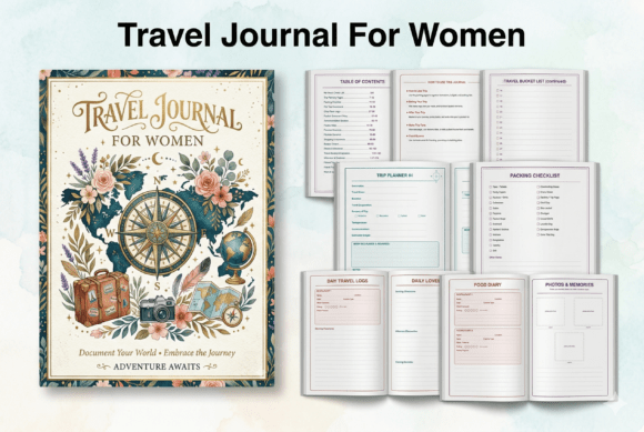 Download Travel Journal for Women - Travel journal Collection