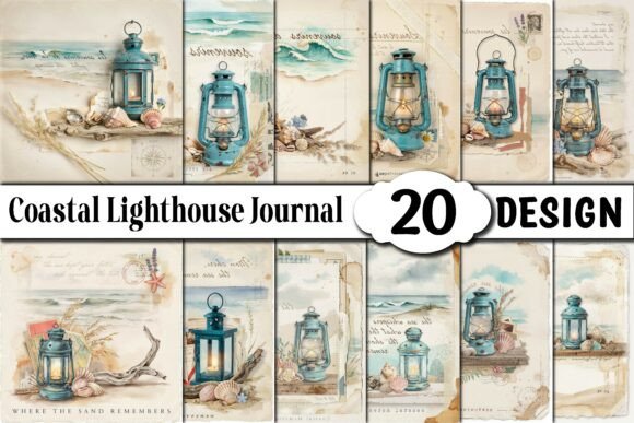 Download Coastal Lighthouse Junk Journals - Junk journals Collection